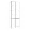 Lockers 6 Doors - Bank of 3 x high & 2 x Wide